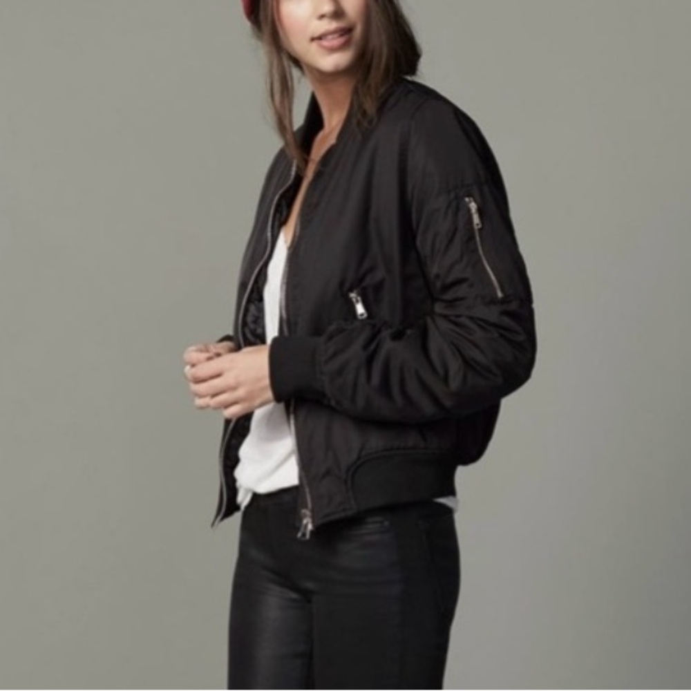 Topshop Nylon Bomber Jacket - image 2